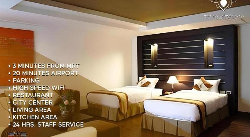 The Heritage Sathorn Suite Hotel Bangkok Exteriér fotografie